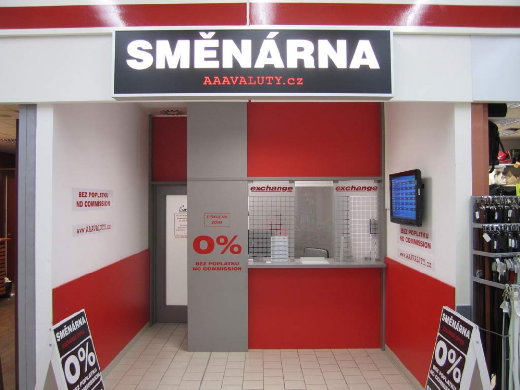 Směnárna Brno - Kaufland Židenice